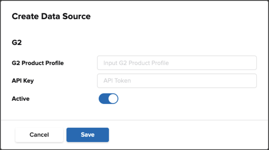 Set Up Intent for G2 Integration – Help Center