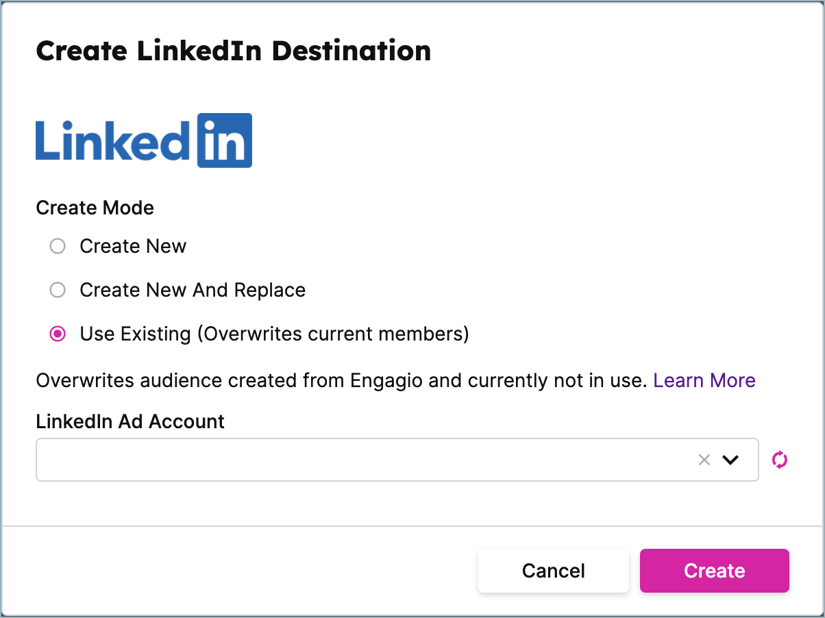 LinkedIn_Destination_Use_Existing.png