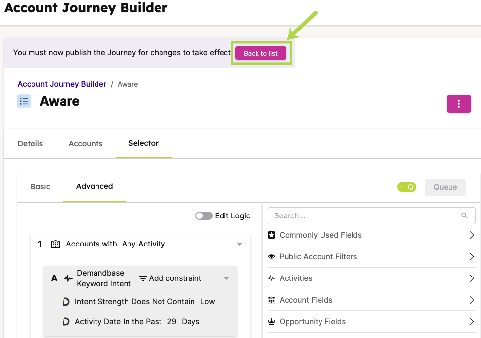 Edit and Publish Journey Stages – Help Center